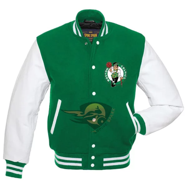 Boston Celtics NBA Green Varsity Jacket