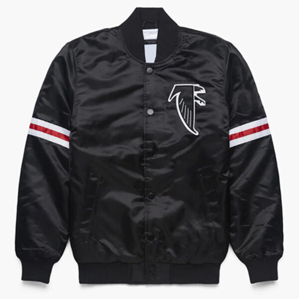 Black-NFL-Atlanta-Falcons-Satin-Jacket